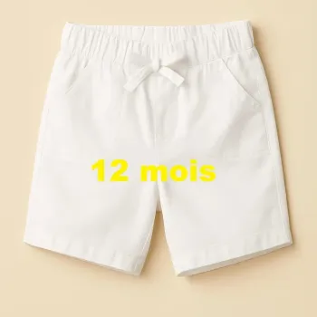 Short blanc Taille 12 mois