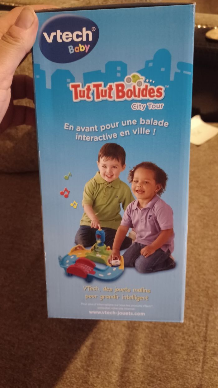 Circuit voiture tut tut bolides vtech baby 1-5 ans neuf - photo numéro 5