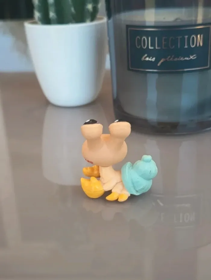 Littlest Pet Shop #1109 Yellow mint hermit crab - photo numéro 2