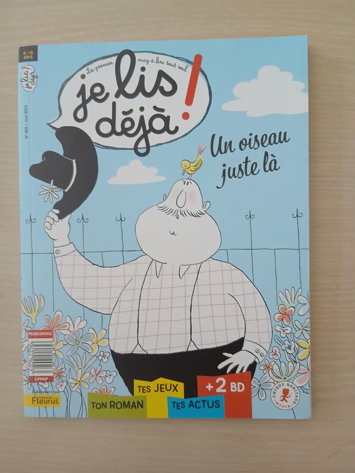 Cahier enfant 6/10 ans neuve je lis deja un oiseau judte la - photo numéro 3