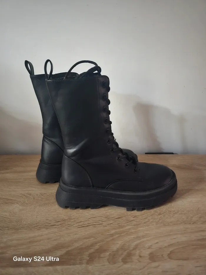 Paire de bottes noire - Primark - Pointure 35