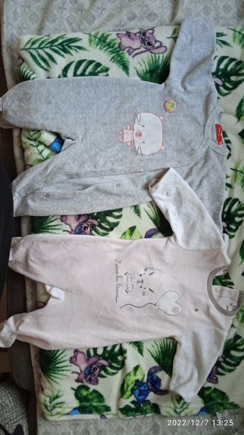 Lot de 2 pyjama chaud