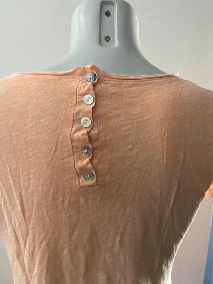 T-shirt saumoné taille unique - photo numéro 4