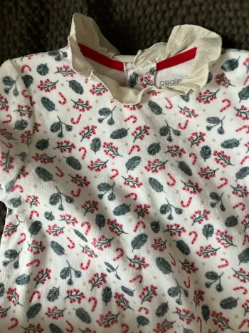 Pyjama velours de Noël