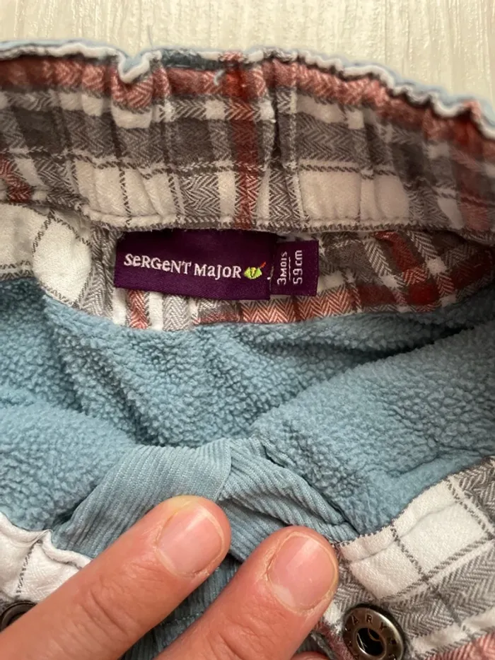 Ensemble sergent major 3 mois 59 cm - photo numéro 3