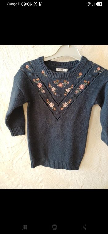 Robe pull fille taille 4 ans