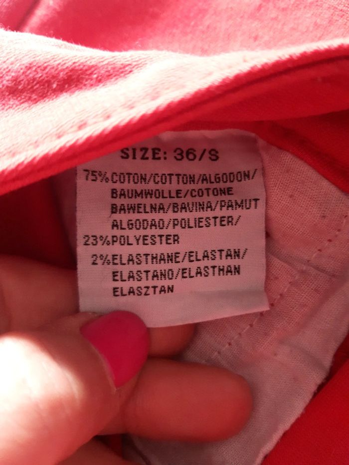 Jegging rouge T36 - photo numéro 4