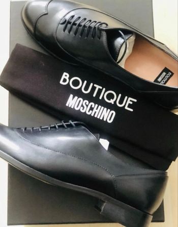 Derbies cuir Moschino 