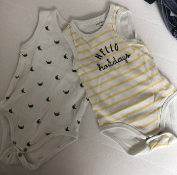 Lot de deux bodies Kiabi