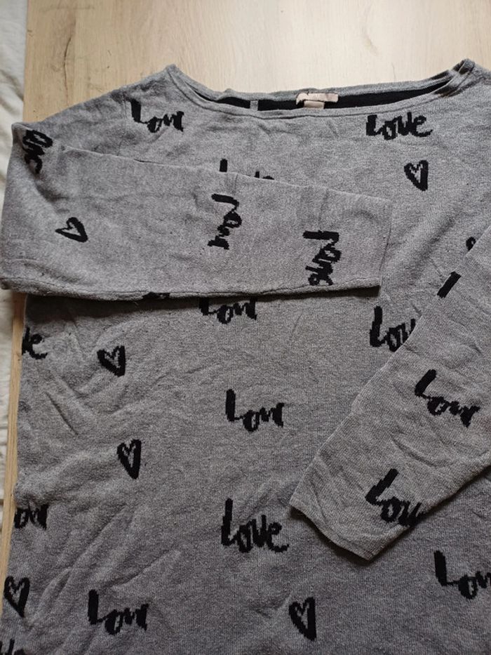 Pull h&m love - photo numéro 3