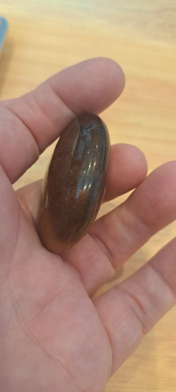 Galet de pierre naturelle d'Œil du tigre - photo numéro 4
