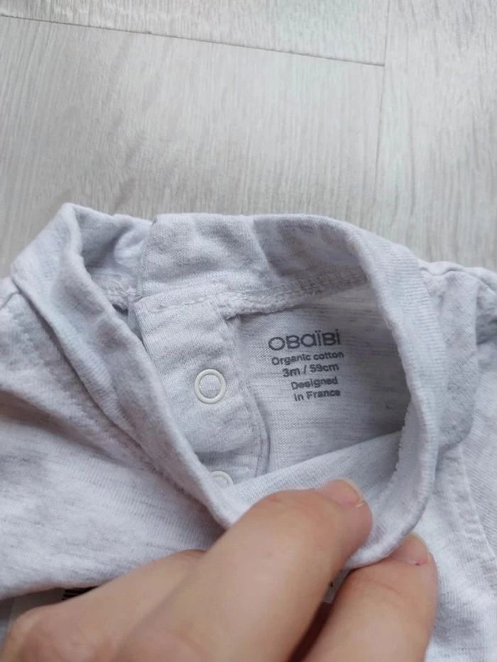 Ensemble Obaïbi garçon taille 3 mois - photo numéro 5