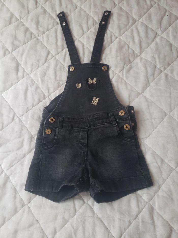 Salopette-short fille 3 ans