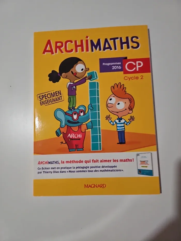 Fichier Archimaths CP édition 2016