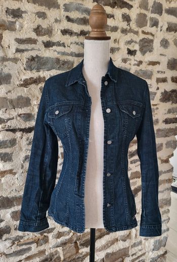 Veste en jean bleue foncée School Rag Taille 32