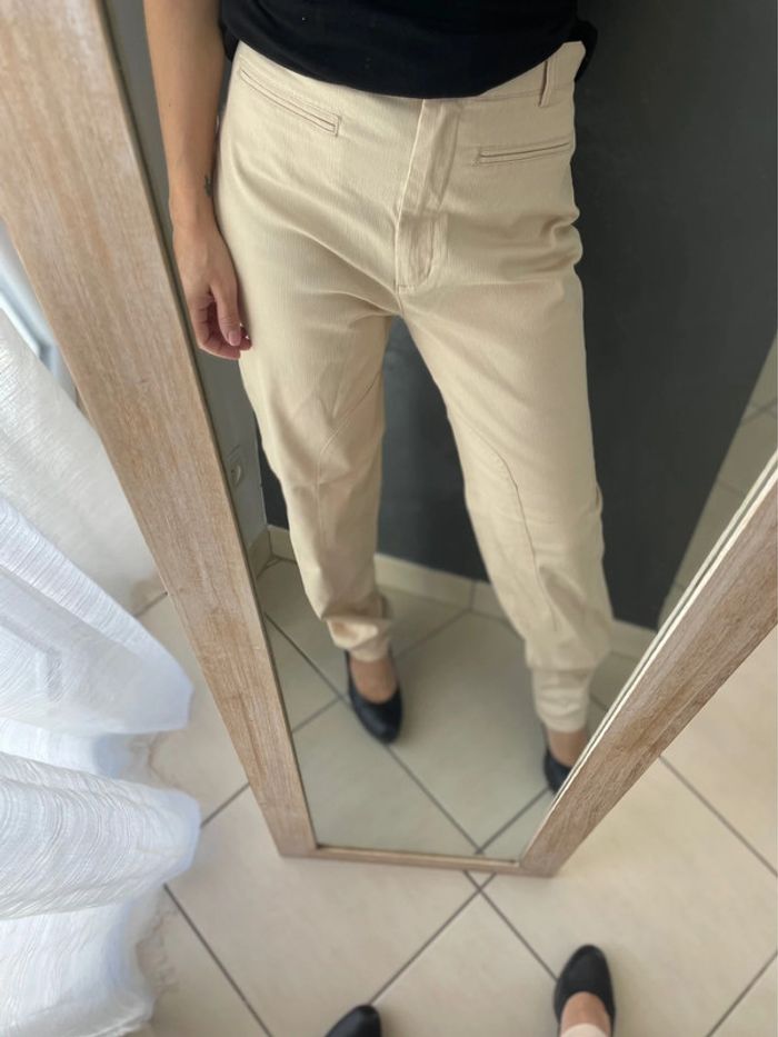 Pantalon beige cyrillus - photo numéro 2