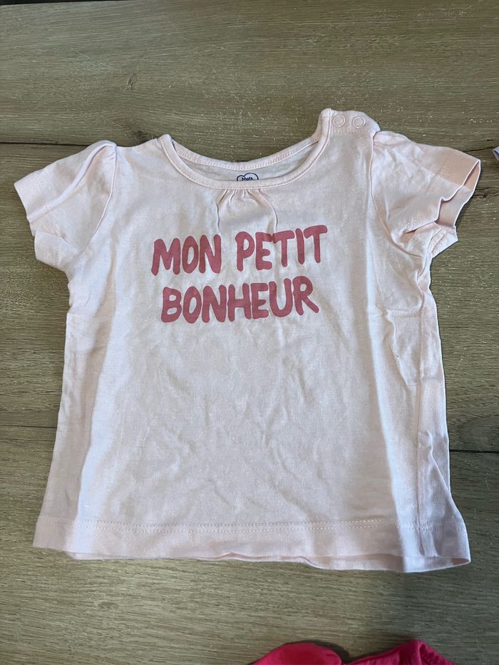 Lot t-shirts MC 9 mois - photo numéro 3