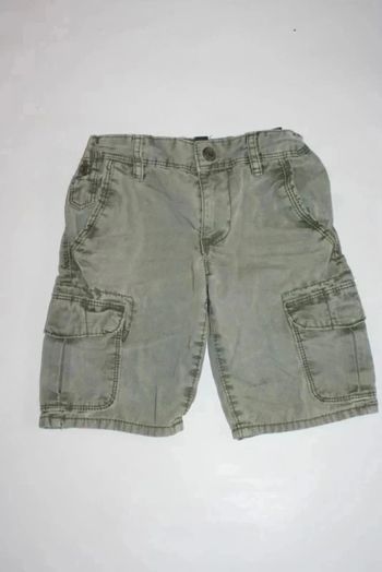Bermuda kaki délavé Okaidi 4 ans