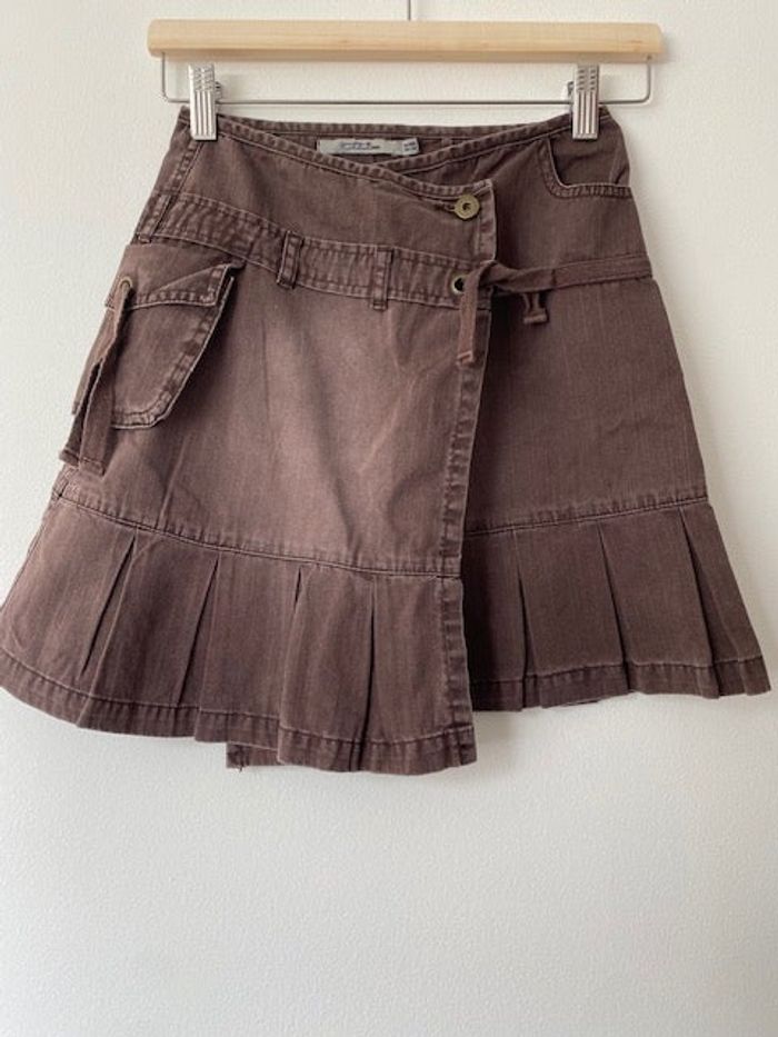 Jupe trapèze en jean