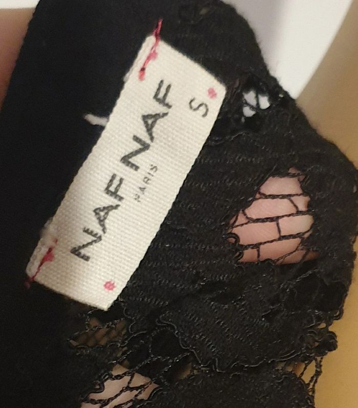 💜 Haut a dentelles taille 36 M Naf naf #emyfleury_36femme - photo numéro 5