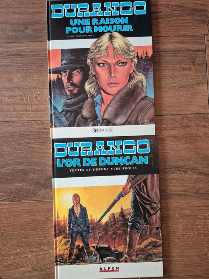 Lot de 2 bandes dessinées Durango