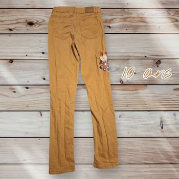 👖 jean slim fille stylé avec motifs fleurs 🌼