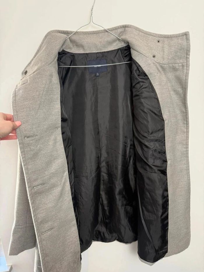 Manteau caban Kiabi gris femme taille 44 parfait état - photo numéro 4