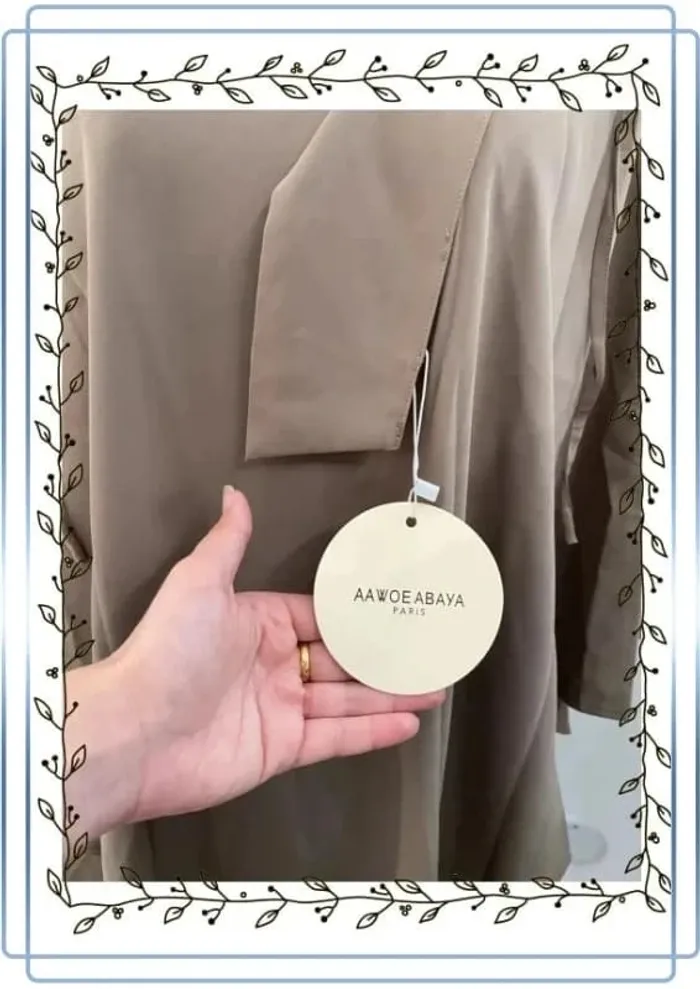 AAwoe Abaya marron, neuf, taille unique - photo numéro 2