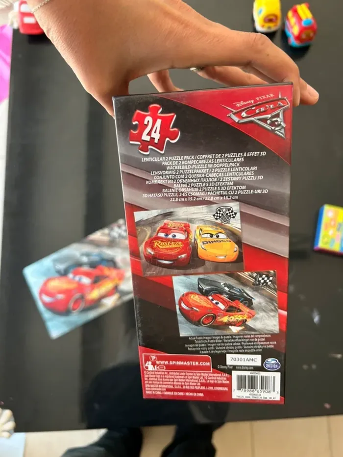 Boîte lot de 2 puzzle cars 24 pièces - photo numéro 2