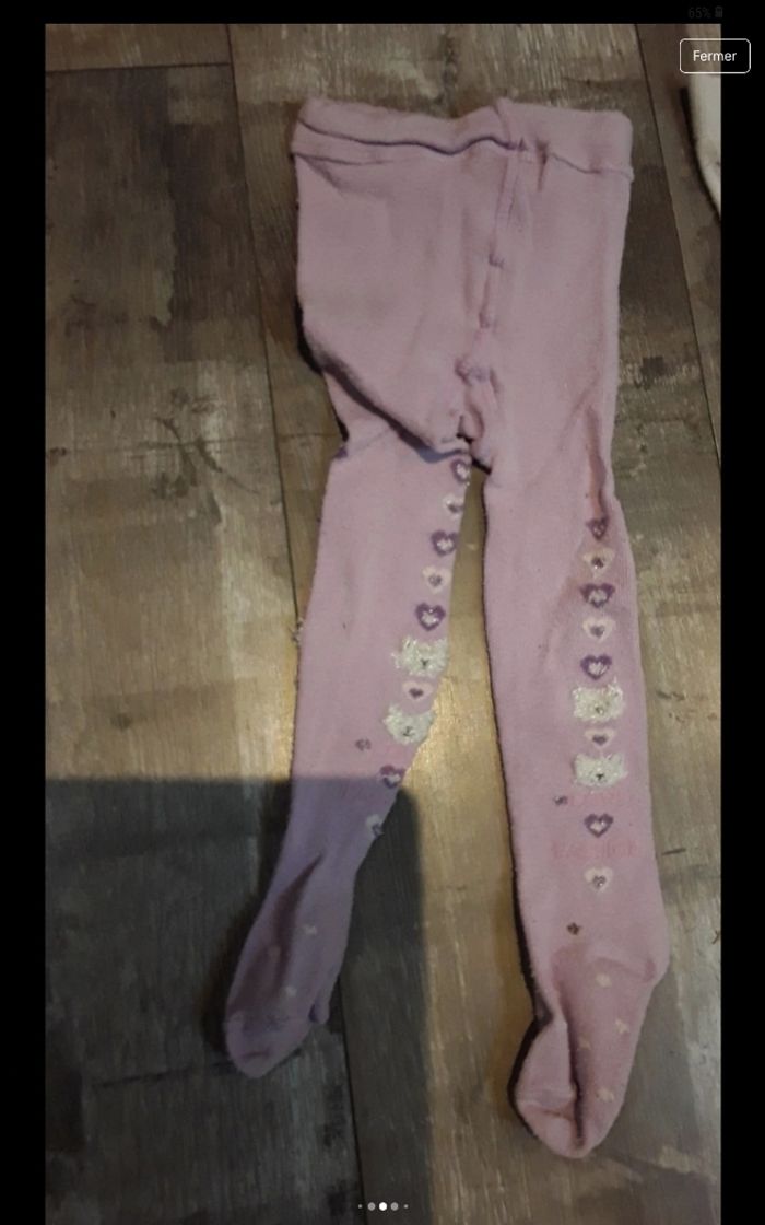 Lots de 7 de paires de collants +2offert - photo numéro 3