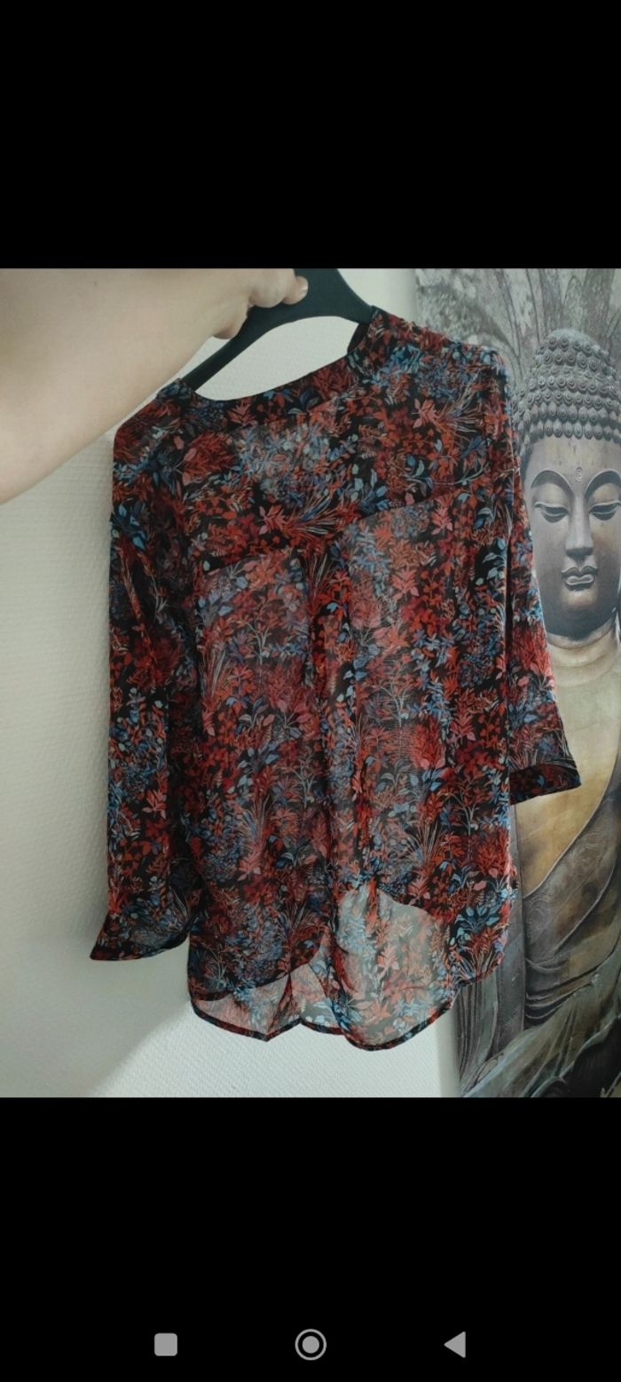 Blouse en voile imprimée Cache Cache taille 38 - photo numéro 5