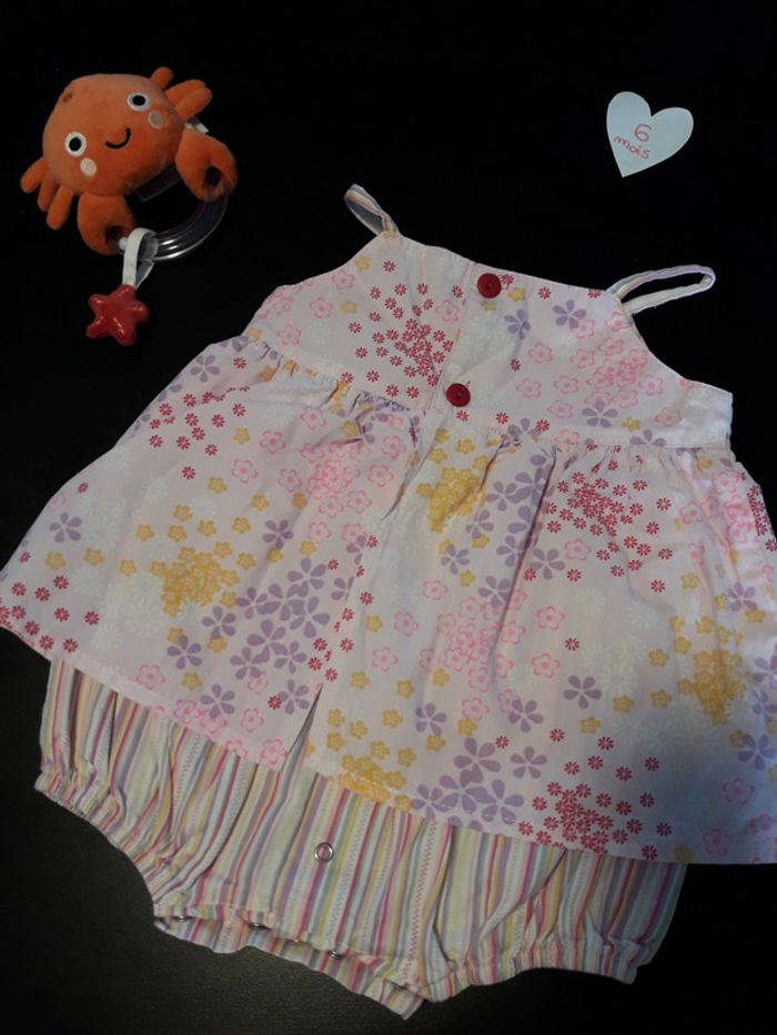 Barboteuse rose 6 mois - photo numéro 2