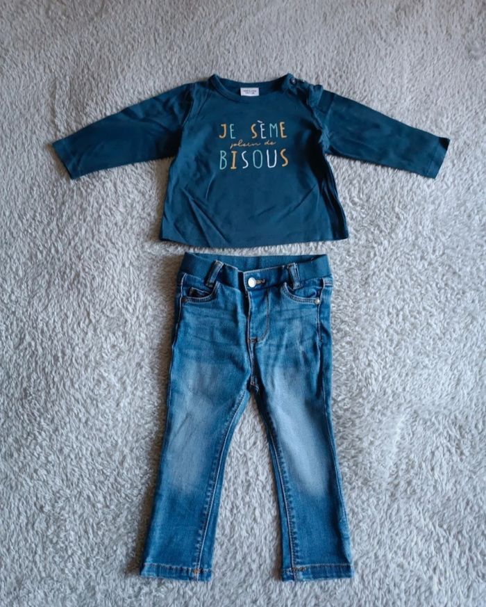 Ensemble bébé Tape à l’Œil – 9 mois - photo numéro 2