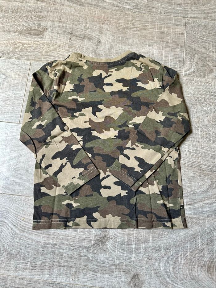 Tshirt manches longues camouflage