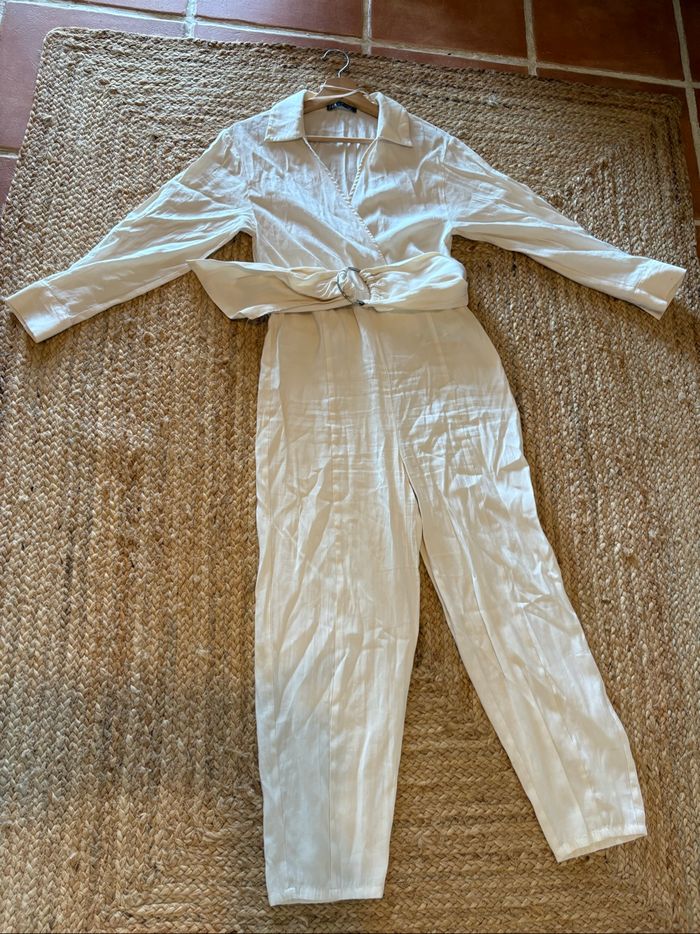 Combinaison crème Zara - photo numéro 4