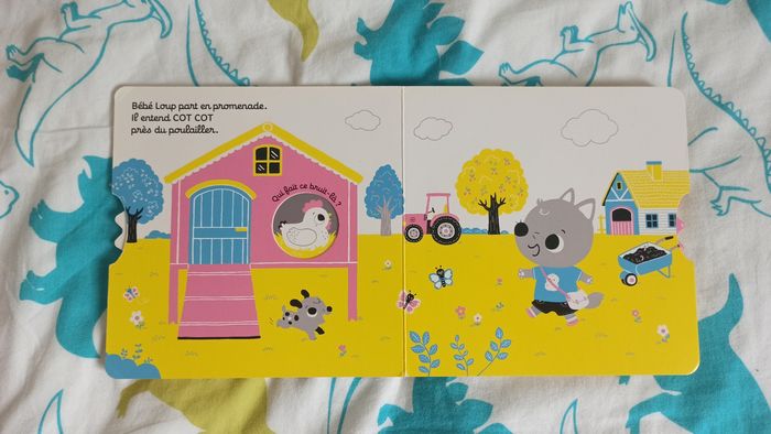 Livre Bébé loup Qui fait ce bruit - photo numéro 3