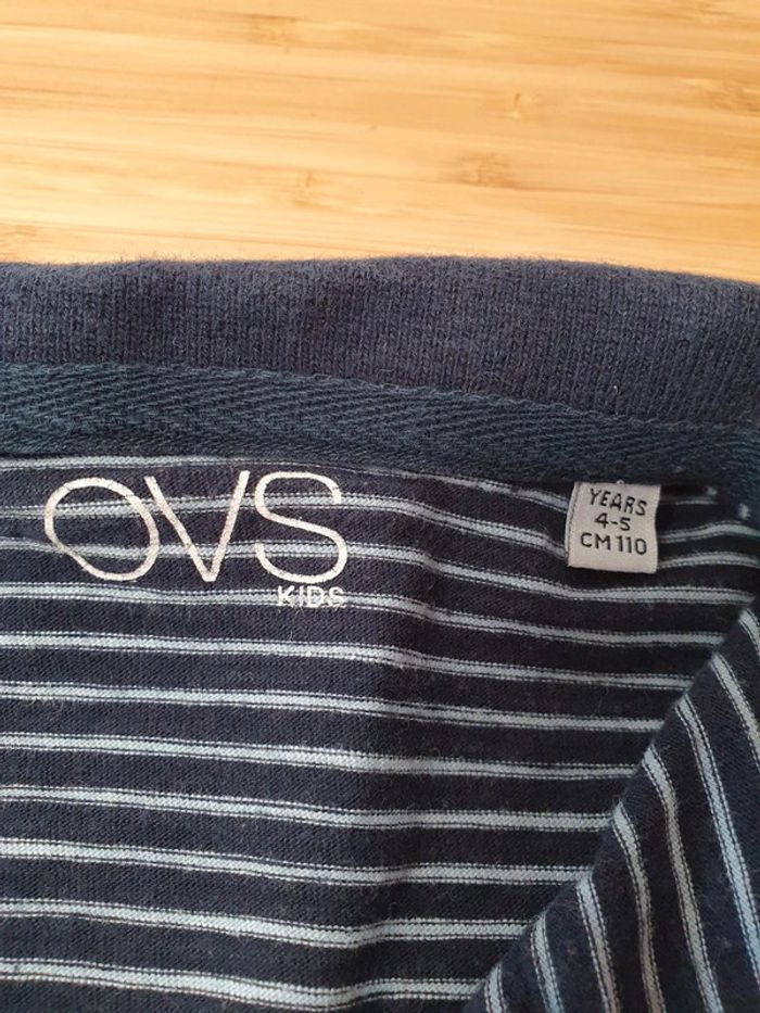 T-shirt polo OVS manches longues 5 ans 110 cm - photo numéro 4