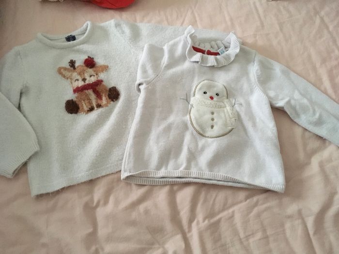 Lot pull hiver 3 ans