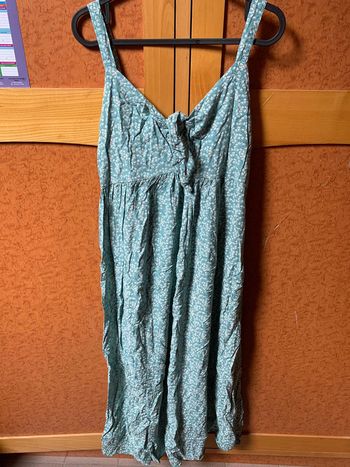Robe longue vert clair décontracté taille 40