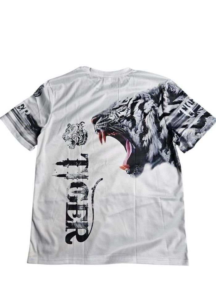 Tee-shirt Noir et Blanc - S/36 - NEUF - photo numéro 3