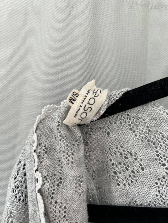 Pull fin gris - photo numéro 7