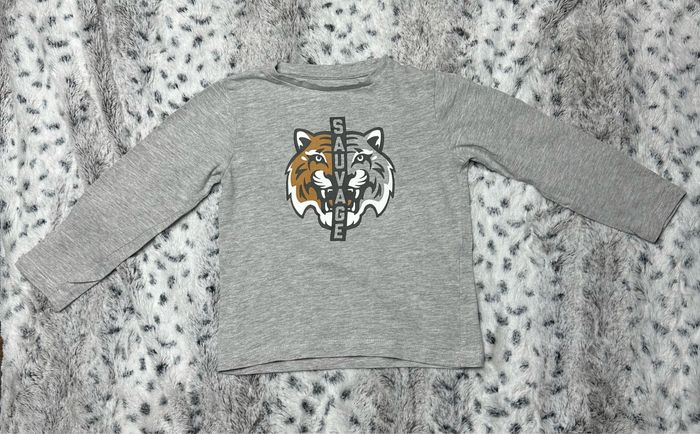 T-shirt manches longues garçon 4 ans