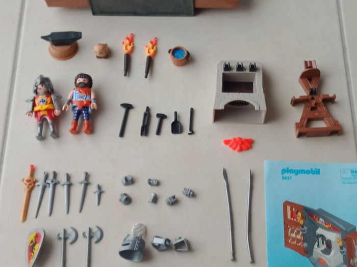 Playmobil Coffre chevalier et forgeron - photo numéro 5