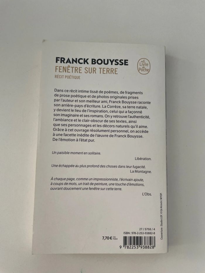 Livre - Fenêtre sur terre - photo numéro 2