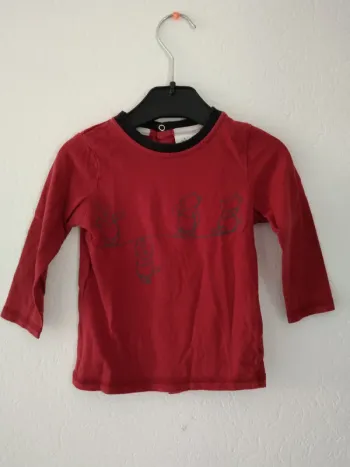 tee shirt bordeaux disney winnie garcon 18 mois