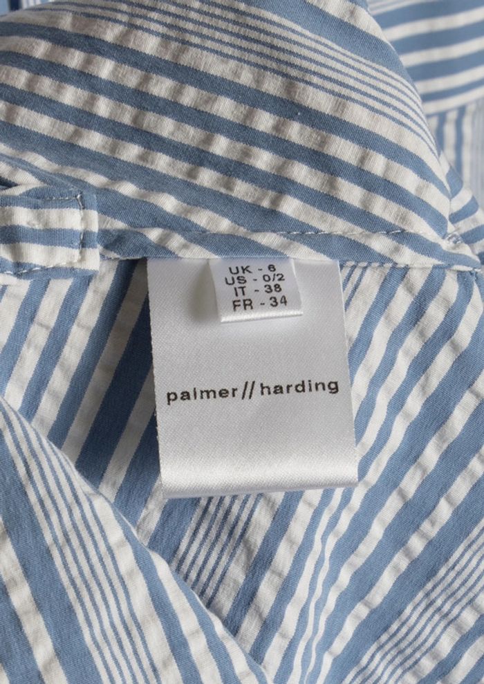 Robe bleu et blanche asymétrique Palmer Harding Taille 34 - photo numéro 11