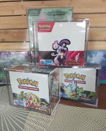 3 Protection acrylique aimantée pour Pokémon Display