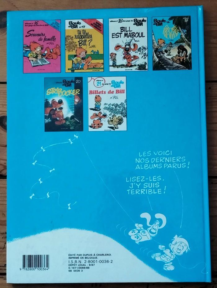 BD Album n7 des gags de Boule et Bill - photo numéro 2