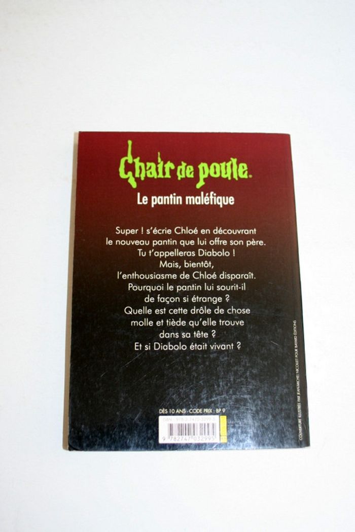 Chair de poule n°14 Le pantin maléfique de R.L.Stine, Bayard - photo numéro 2