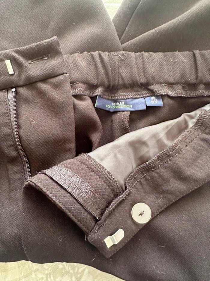Pantalon noir femme Kiabi taille 46 - photo numéro 3